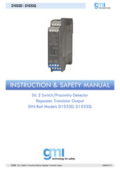 G.M. International EIADP1842 Instruction & Safety Manual