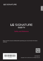LG SIGNATURE OLED88Z19LA Manual