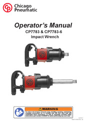 Chicago Pneumatic CP7783 Series Operator's Manual