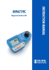 Hanna Instruments HI96719 Instruction Manual