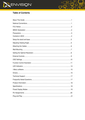 Envision P2071L User Manual