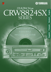 Yamaha CRW8424SX Series Owner's Manual