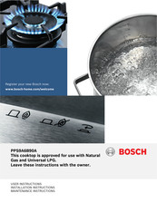 Bosch PRS9A6D70A User Instructions