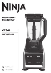 Ninja Intelli-Sense Blender Duo CT641 Instructions Manual
