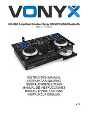 Vonyx CDJ500 Instruction Manual