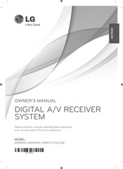 LG SR85TS-S Owner's Manual