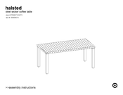 Target Halsted FRS80712GST3 Assembly Instructions Manual