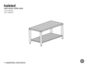 Target Halsted FWS80476 Assembly Instructions Manual