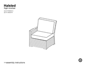 Target Halsted FRS80921A Assembly Instructions Manual