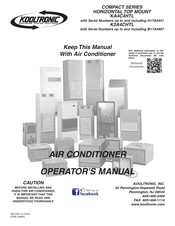 Kooltronic Compact K2A4C2HTL5 Operator's Manual