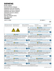 Siemens 8US1211-4TR00 Operating Instructions