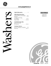 GE GWSE5200 Owner's Manual