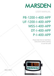 marsden UF-1200-I-400-APP User Manual