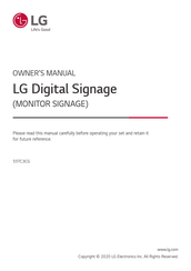 LG 55TC3CG Owner's Manual