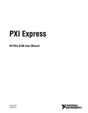 National Instruments PXIe-8106 User Manual