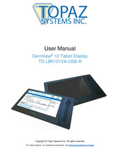 Topaz Systems GemView TD-LBK101VA-USB-R User Manual