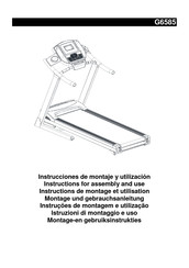 BH FITNESS G6585 Instructions For Assembly And Use