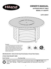 Hiland Premium F-1350-FPT Owner's Manual