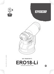 Erbauer ERO18-Li Original Instructions Manual
