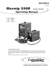 Lincoln Electric liquidarc Maxmig 330R Operating Manual