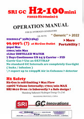 Sri 2022-H100mini-2 Operation Manual