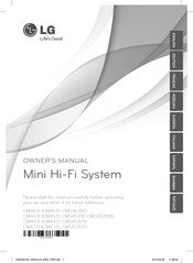 LG CM4431 Owner's Manual