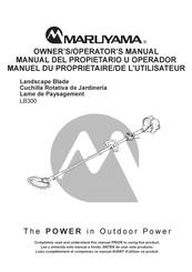Maruyama LB300 Owner's/Operator's Manual