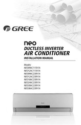 Gree NEO12AC115V1A Installation Manual