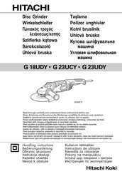 Hitachi Koki G 18UDY Manual