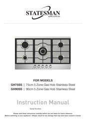 STATESMAN GH75SS Instruction Manual