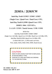 Lex System 2I385A Manual