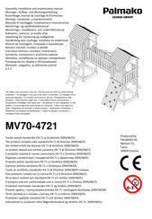 Lemeks Palmako MV45-1224 Assembly, Installation And Maintenance Manual