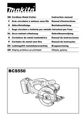 Makita DCS550ZJ Instruction Manual
