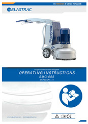 Blastrac BMG-555 Operating Instructions Manual