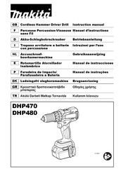Makita DHP480ZJ Instruction Manual