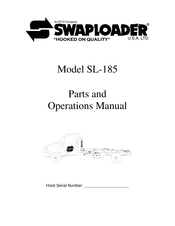 Efco SWAPLOADER SL-185 Parts And Operation Manual