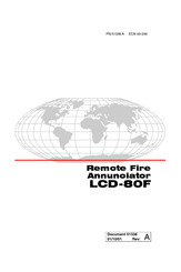 Notifier LCD-80F Manual