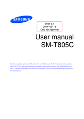 Samsung SM-T805C User Manual