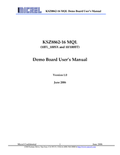 Micrel 10/100BT User Manual