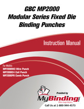 GBC MP2000PB Instruction Manual