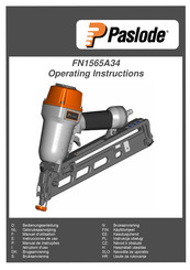 Paslode FN1565A34 Operating Instructions Manual