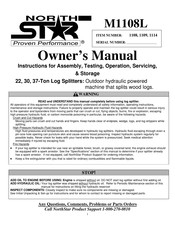 North Star M1108L Owner's Manual