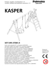 Lemeks Palmako KASPER MV100-3720-3 Assembly, Installation And Maintenance Instructions