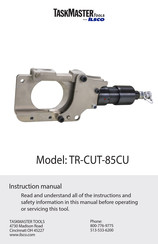 Ilsco TaskMaster TR-CUT-85CU Instruction Manual