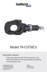 Ilsco TaskMaster TR-CUT50CU Instruction Manual
