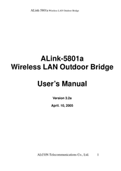 ALCON ALink-5801a User Manual