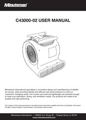 Minuteman AD100 User Manual