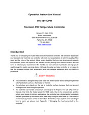 Auber Instruments WS-1510DPM Operation & Instruction Manual