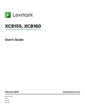 Lexmark XC8160de User Manual