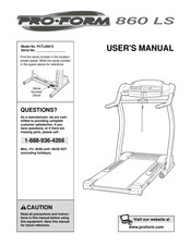Pro-Form PCTL69610 User Manual